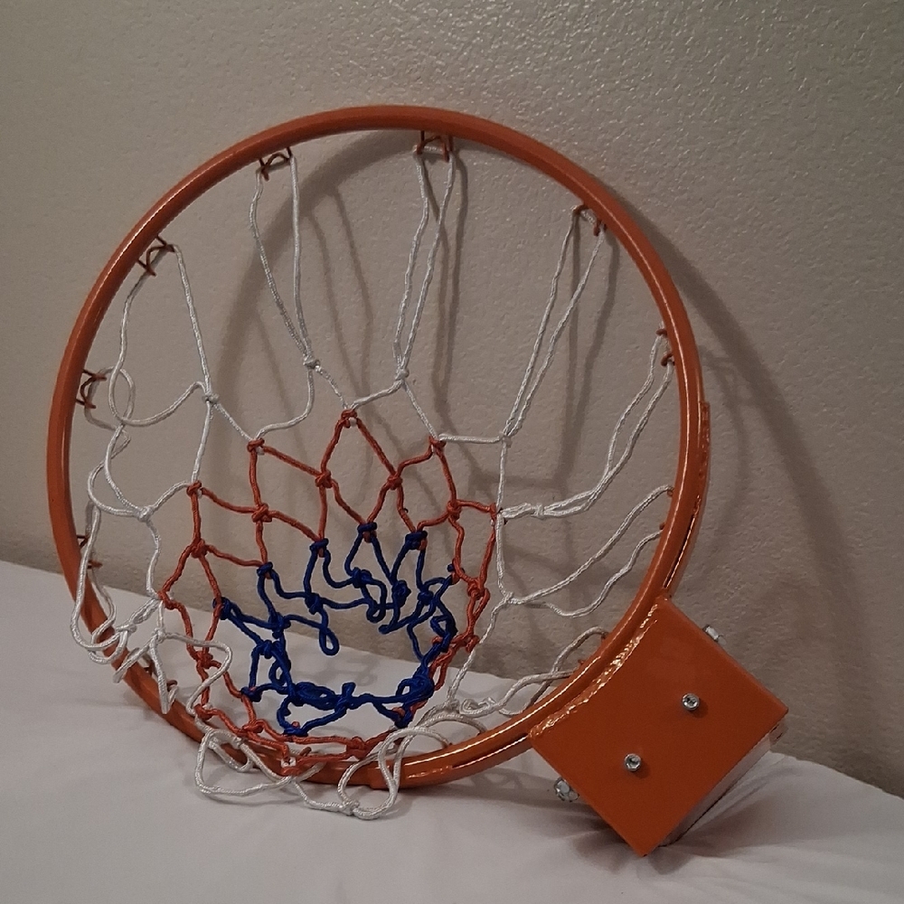 NWT 28 In Double Break Away Orange Basketball Hoop with Net